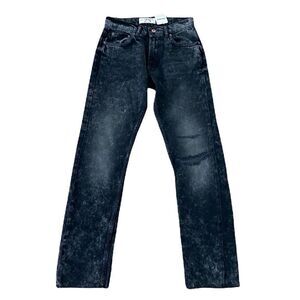 NWT Free People We The Free Straight Leg Blue Acid Jeans Size 25